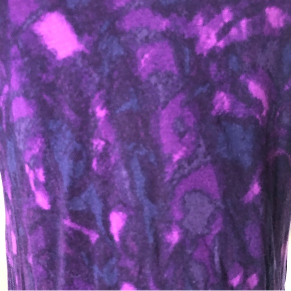 Banana Republic Purple Printed Top - Picture 3 of 5